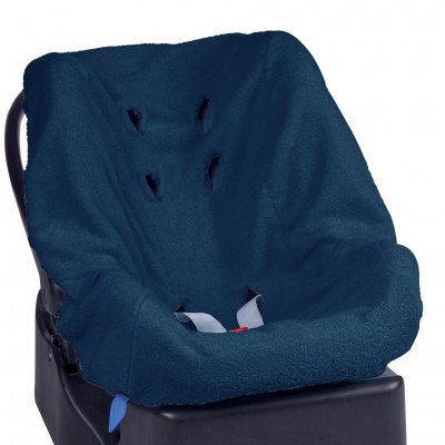 Bibiprince Universal-Autositzbezug aus Frottee Blau Copri Seggiolino Auto Universale Spugna Bibiprince Blu