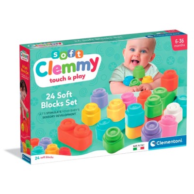 Mattoncini Morbidi Clementoni Clemmy 24 Pz
