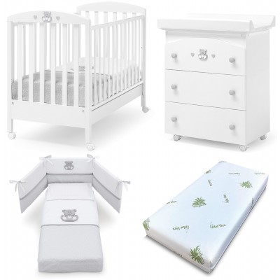 Set Erbesi Charly Bianco Grigio
