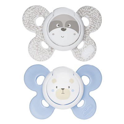 Chicco Physio Comfort Silikon Schnuller 2 Stück Beige Celeste 0-6m