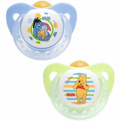 Succhietti Nuk Lattice 18-36 m Winnie the Pooh Blu-Verde