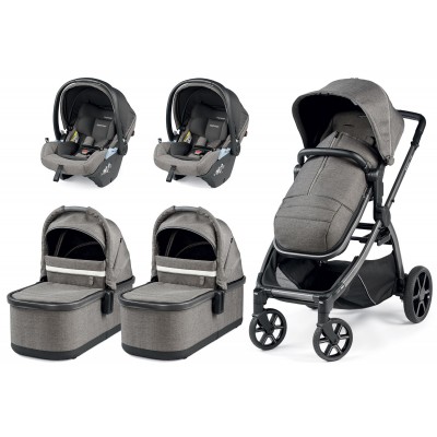 Trio Gemellare Peg Perego Ypsi Lounge i-Size City Grey