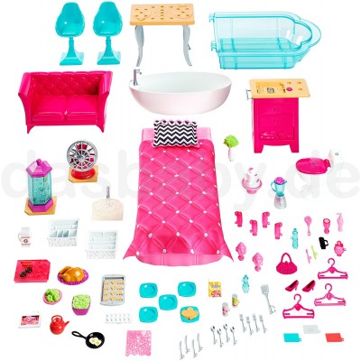 Mattel Barbie Cjr47 Modepuppenzubehor Traumvilla Im Angebot
