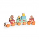 Gioco Montessoriano Chicco My Wood Friends Treno degli Orsetti