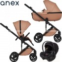 Trio Anex Eli Fantasy (Navicella,Telaio,Seduta Passeggino,Seggiolino Auto Cosmo e Adattatori per Gruppo 0+)
