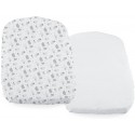 Set Lenzuola per Culla Chicco Baby Hug Little Animals 2pz