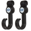 Ganci Pali Portaborse Universale per Passeggini Black