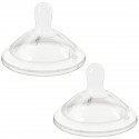 Set 2 Tettarella Chicco Step Up NaturalFeeling 6m+ Flusso Pappa