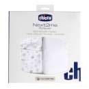 Set Lenzuola Chicco in Cotone per Next2Me Forever - 2pz e federa Confetti