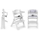 Innovaciones Ms Seggiolone Evolutivo Pieghevole Full Plus Bianco con Cuscino Grigio