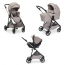 Trio Chicco Seety 2 con Seggiolino Kory Essential i-Size Sandshell Portata 22 Kg