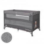 Lorelli Reisebett UP and DOWN Cool Grey Bear