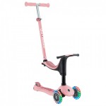Monopattino Evolutivo Globber Go Up Sporty Lights Pastel Pink OUTLET