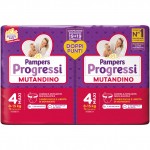 Bipack Pannolini Pampers Progressi Mutandino 8-15 Kg Misura 4 MAXI 19+19 pz (38pz)
