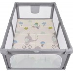 Box Recinto Innovaciones MS Parco Giochi XL + Tappeto da Gioco 180 x 120 cm Elefante