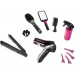 Mega Set per Acconciare i Capelli Theo Klein Braun Satin Hair 7
