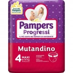 Pannolini Pampers Progressi Mutandino Misura 4 MAXI 8-15 Kg da 19pz