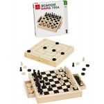 Gioco da Tavolo Dal Negro Scacchi-Dama Tria