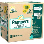 Esapack Pannolini Pampers Baby Dry Midi 4-9 Kg Misura 3 (168pz)
