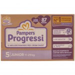 Pannolini Pampers Progressi Misura 5 JUNIOR 11-25 Kg (87pz)
