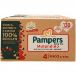 Pannolini Pampers Baby Dry Mutandino Maxi 8-15 Kg Misura 4 (138pz)