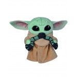 Star Wars Grogu The Mandalorian mit Frosch, weiches Plüschtier, 17 cm