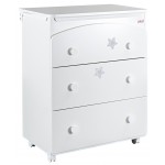 Cassettiera Fasciatoio Picci 3 Cassetti Bianco