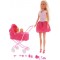  Bambola Simba Steffi Love con Carrozzina Rosa