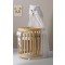 Culla Trasformabile in Lettino Co-Sleep Montessori Cuoricini Leonardo Naturale