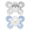 Chicco Physio Comfort Silikon Schnuller 2 Stück Beige Celeste 0-6m