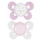 Chicco Physio Comfort Silikon Schnuller 2 Stück Pink Weiß 0-6m