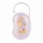 Doppelter rosa Schnullerhalter Chicco 0m+