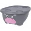 Vaschetta da Bagno Prince Lionheart 2 in 1 Tubimal Ippopotamo Grigio
