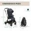 Passeggino Chicco One4Ever Lounge Sparkle Grey