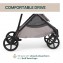 Trio Chicco Seety 2 con Seggiolino Kory Essential i-Size Sandshell Portata 22 Kg