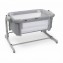 Culla Co-Sleeping Chicco Next2Me Magic Evo Grey Mist Dondolo, Inclinabile, Spondina Apribile, Altezza Regolabile