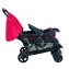 Passeggino Gemellare Safety 1st Duodeal Plain Red