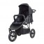 Knorr-baby Rad-sportwagen Joggy Novo Active Schwarz