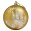 Set Impronta Baby Art Pallina di Natale Christmas Ball Oro