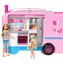 Barbie Super Abenteuer Camper, Puppen Camping Wohnwagen mit Zubehör, Mädchen Spielzeug ab 3 Jahren
