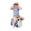 Valigia Cavalcabile Trunki Zimba Zebra Bianco
