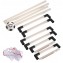 Set 2 Porte Calcetto Mondo Goal Post Mini con Mini Pallone