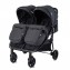 Lorelli Passeggino Gemellare DUO black con borsa