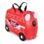 Valigia Cavalcabile Trunki Boris London Bus Red 