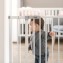 Cancelletto di Sicurezza Hauck Autoclose N Stop KD in Metallo Bianco da 75 a 80 cm