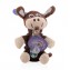 Peluche Portaciuccio con Succhietto Nuby Natural Flex Renna Viola