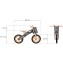 Bici senza Pedali Kinderkraft Runner Naturale