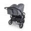 Passeggino Gemellare Duo Roadster Hauck Grey/Silver