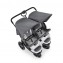 Passeggino Gemellare Duo Roadster Hauck Grey/Silver