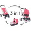 Passeggino per Bambole Smoby Bebe Confort 3 in 1 Rosa